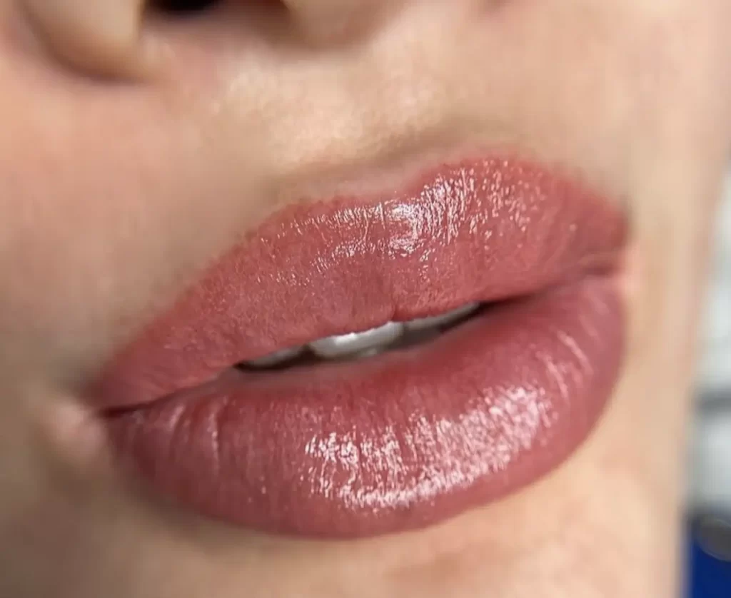 Can you lick your lips after lip tattoo?