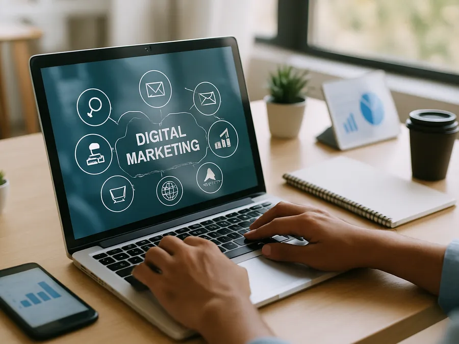 Digital Marketing Agency — up close