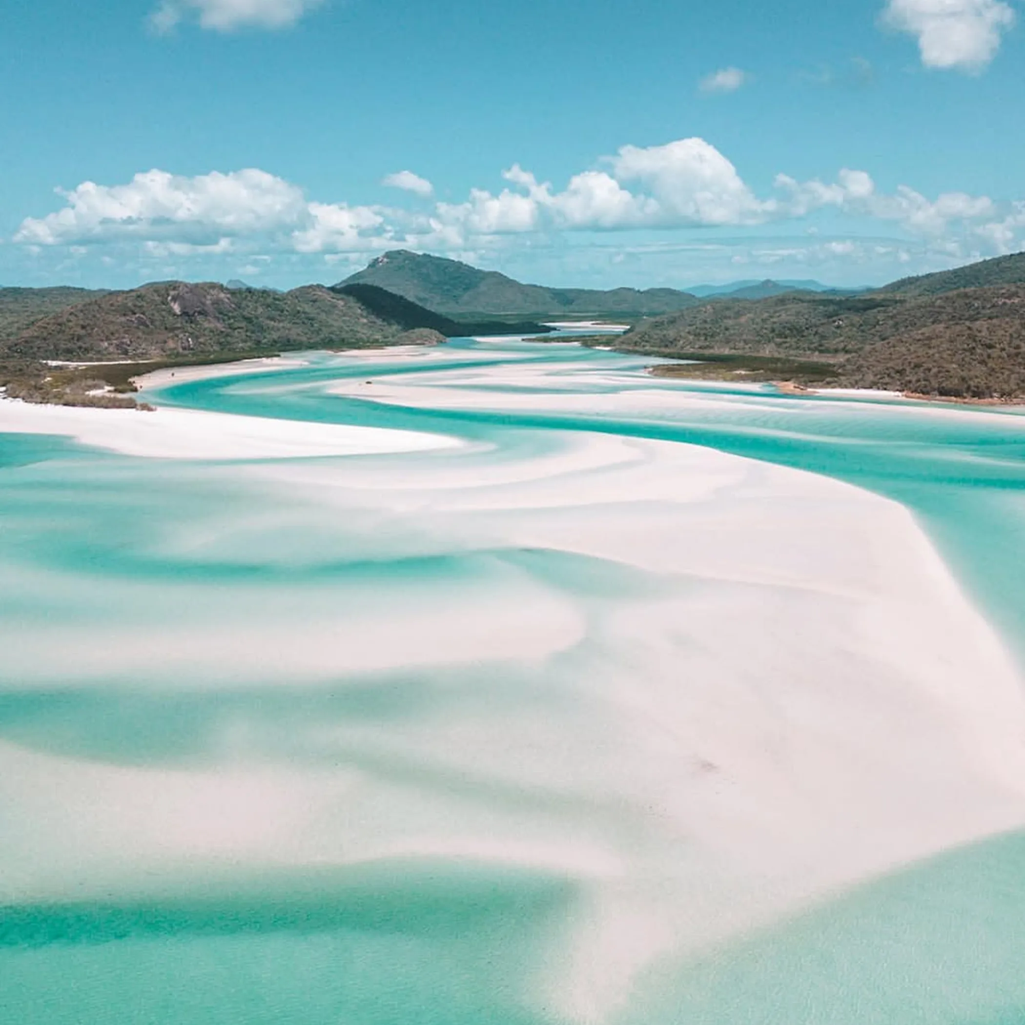 aerial view of great barrier reef