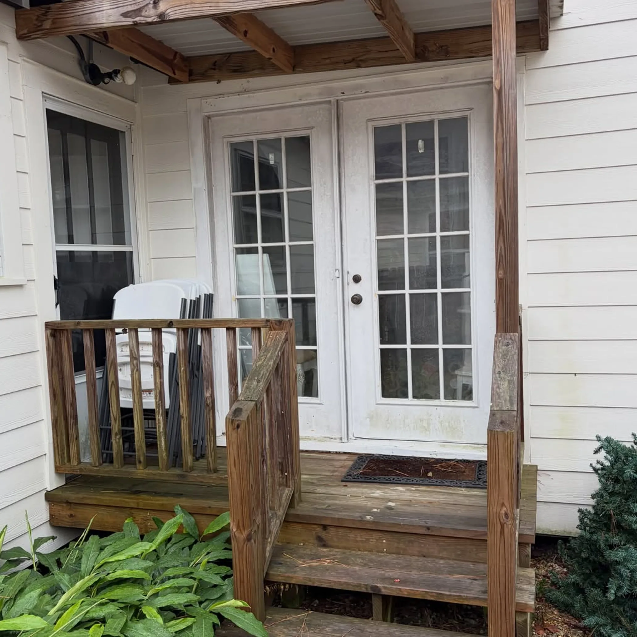 clean house exterior ready for washing