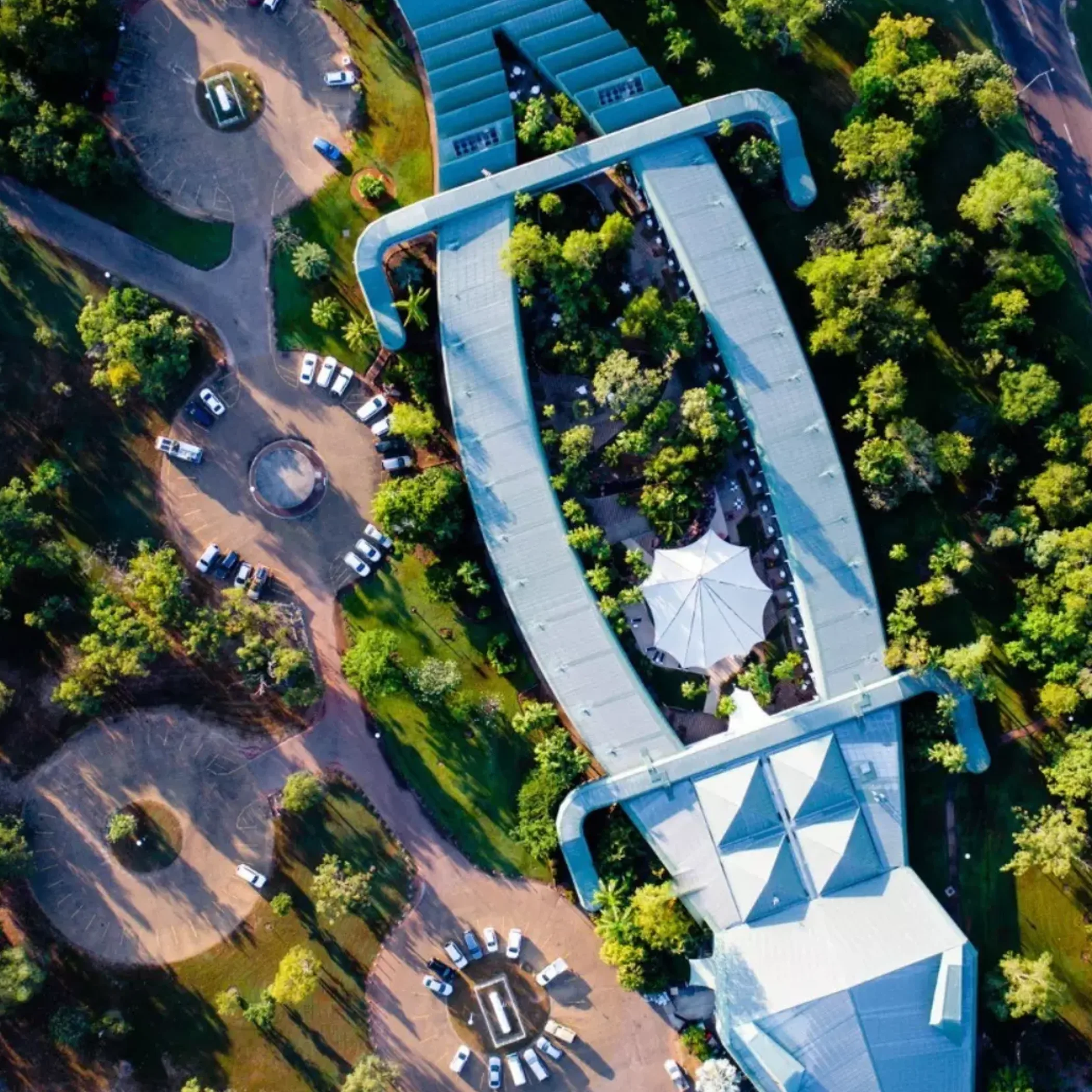 nature-surrounded accommodation complex